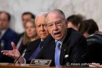 Republican Sen. Chuck Grassley puts hold on Trump nominees in clash over firing of two watchdogs