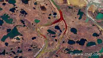 Arctic river turns blood red from Russian fuel spill in startling space images     - CNET