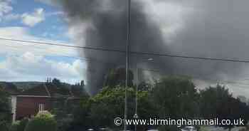 Two treated by paramedics after huge blaze at nursery building