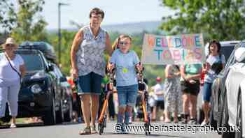 Uplifting news: Nine-year-old raises £100,000 and llama joins protesters