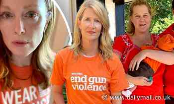 National Gun Violence Awareness day: Stars pose in orange