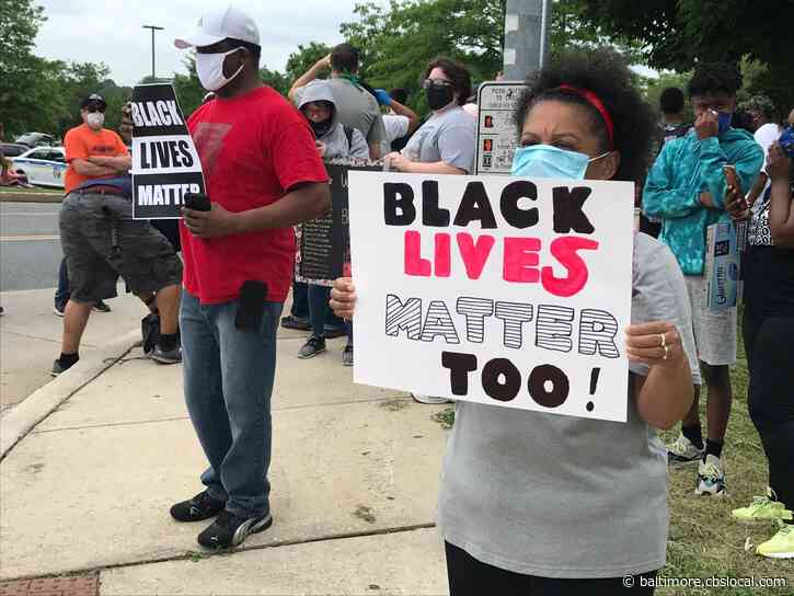 Demonstrators Protest Death Of George Floyd, Police Brutality Around Baltimore Area