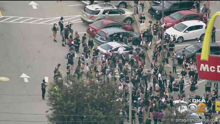 Pittsburgh Police Chief, Officers Join Protesters During 7th Consecutive Day Of George Floyd Demonstrations