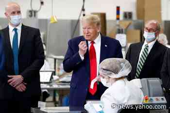As Trump touts increased production, coronavirus swabs made during his Maine factory tour will be tossed in the trash