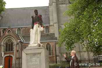 Standbeeld Leopold II in Ekeren in brand gestoken: schade lijkt nu onherstelbaar - Gazet van Antwerpen