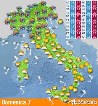 Meteo MODENA: oggi poco nuvoloso, Domenica 7 pioggia e schiarite, Lunedì 8 temporali e schiarite - iL Meteo