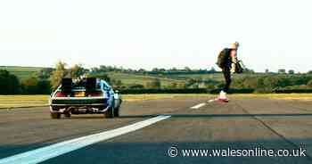 Back to the Future fan stars in amazing video on 'hoverboard' invention