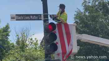 D.C. renames street where Trump held bible 'Black Lives Matter Plaza'