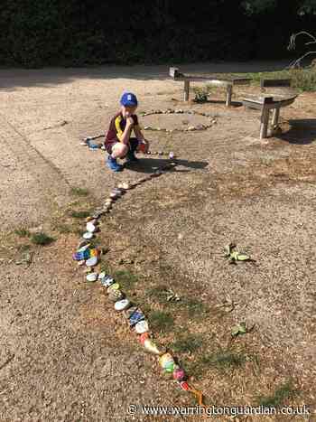 Science Kidz help create 'pebble snake' in Grappenhall - Warrington Guardian