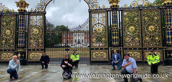 Warrington 'takes the knee' in support of Black Lives Matter - Gary Skentelbery