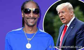 Snoop Dogg says he will be voting in upcoming presidential election for the first time in his life