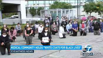 'White Coats for Black Lives' sees medical professionals stand in solidarity against racial injustice - KABC-TV