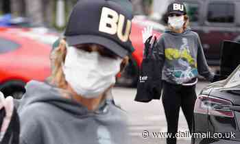 Lisa Rinna steps out with a mask and gloves as she protects herself from the COVID-19 outbreak