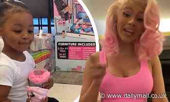 Cardi B surprises her daughter Kulture with a toy shopping spree at Target