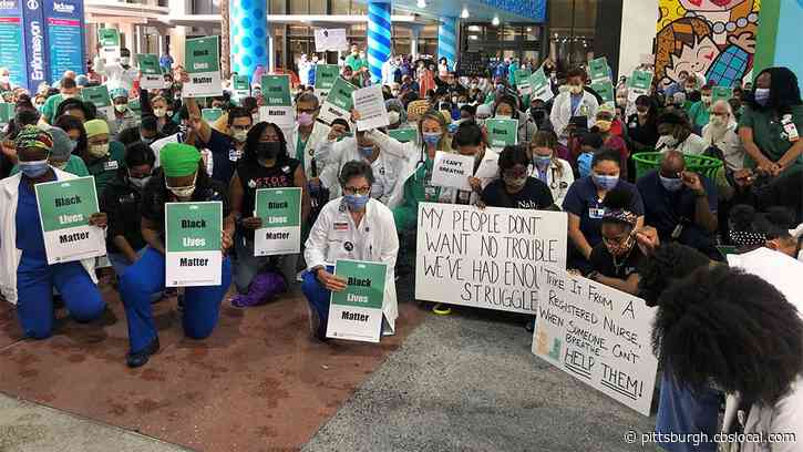 Healthcare Workers Spent Months Helping Coronavirus Patients Breathe; Now They Are Kneeling For George Floyd