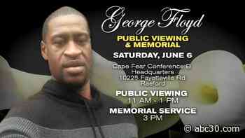 LIVE: Family, friends gather to celebrate the life of George Floyd near his North Carolina birthplace