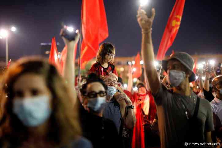 Israelis protest Netanyahu's annexation plan