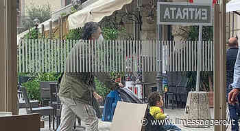 Raoul Bova e la moglie a Rieti, caffé in piazza e shopping in via Roma - Il Messaggero