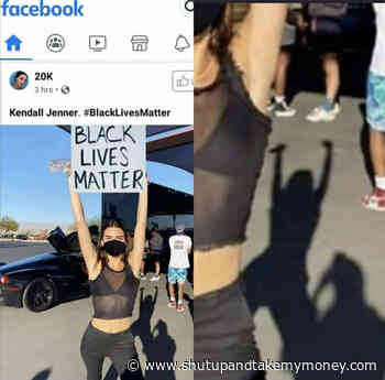 Kendall Jenner Black Lives Matter Sign – Meme