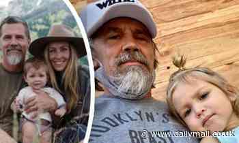 Josh Brolin and his daughter Westlyn Reign, two, sport identical pouts in cute selfie