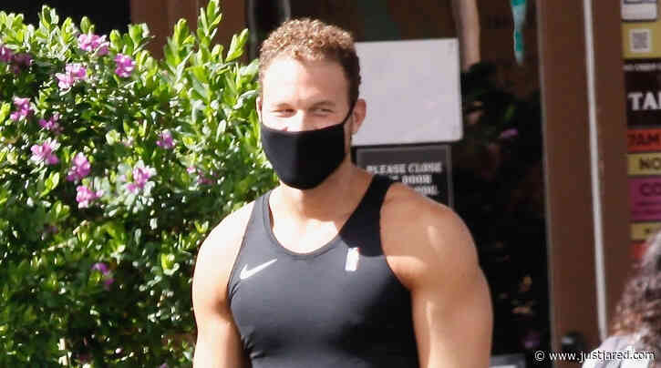 Blake Griffin's Chiseled Abs Can Be Seen Through His Tight Tank!