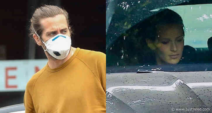 Jake Gyllenhaal Picks Up Dinner While Girlfriend Jeanne Cadieu Sits in the Car