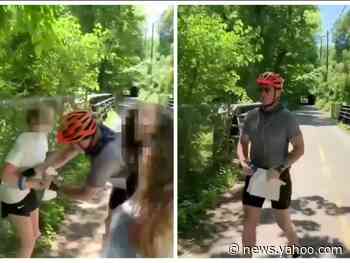 'Sick with remorse': Cyclist charged with assaulting teen protesters who put up justice for George Floyd posters says he's 'committed to making amends'