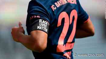 Bayern Munich sports armbands in solidarity with Black Lives Matter movement
