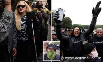 Madonna stuns fans as she attends Black Lives Matter protest on CRUTCHES