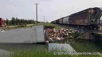 No injuries in collision between train and trailer - Lethbridge News Now