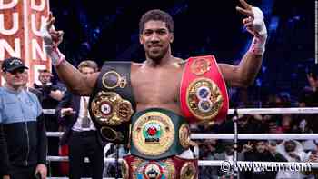 Anthony Joshua and Boris Becker take to the streets in Black Lives Matter protests