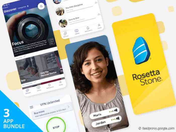 Sunday Deals: save 76% on the Social Distancing Lifetime Subscription Bundle Ft. Rosetta Stone