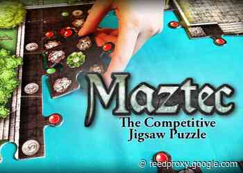Maztec competitive puzzle board game