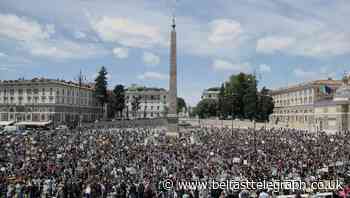 Thousands rally in Europe against racism and police brutality