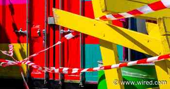 The Webs of Covid-Related Caution Tape Across London