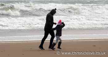 How the North East looked this weekend as wind and rain kept people home