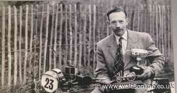 Motorcycle which Captain Tom Moore rode in races in the 1950s found