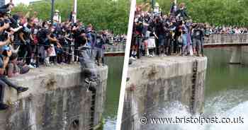 WATCH: Toppled Edward Colston statue dumped in harbour