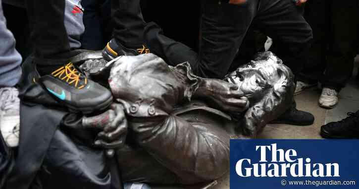 BLM protesters topple statue of Bristol slave trader Edward Colston