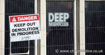 End of an era as bulldozers move in on the Deep in Whitley Bay