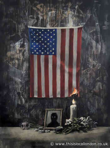 Banksy unveils new artwork inspired by George Floyd death