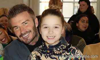 David Beckham shares sweet tribute to daughter Harper during lockdown