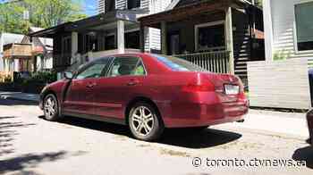 Mystery surrounds abandoned car dumped in front of Toronto home three months ago