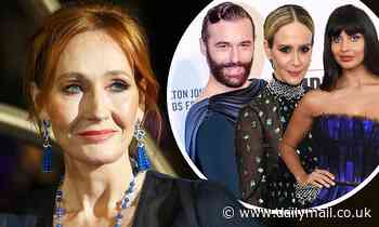 J.K. Rowling faces backlash from Jameela Jamil, Sarah Paulson and Jonathan Van Ness over transphobia