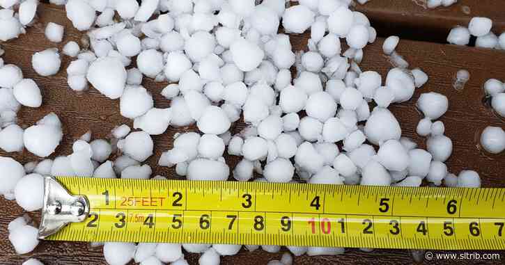 Severe weather hits Salt Lake Valley, producing strong winds and hail