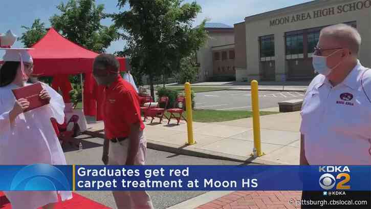 Moon Township High School Seniors Got The Red Carpet Treatment For Graduation