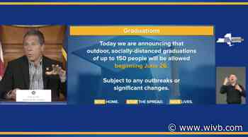 Outdoor graduations allowed in New York State with restrictions beginning June 26