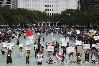 Tens of thousands march on downtown Houston to memorialize George Floyd - Houston Chronicle