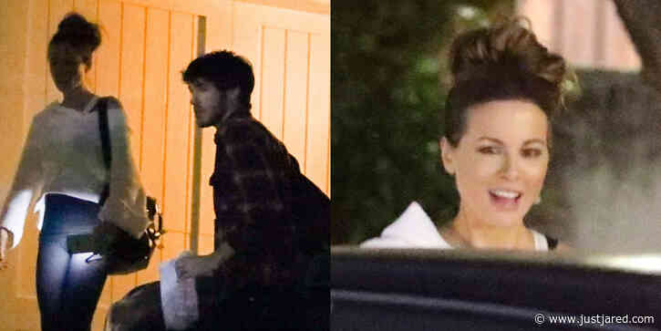 Kate Beckinsale & Boyfriend Goody Grace Spend Time at a Friend's House