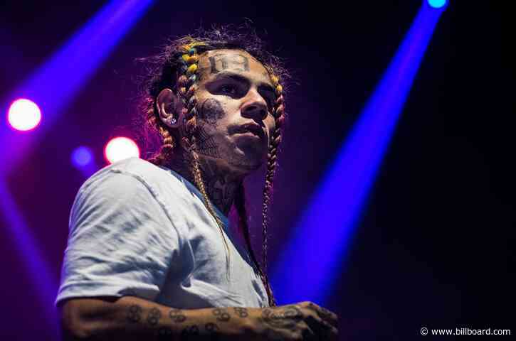 6ix9ine Teases Updated Take on Akon’s 2004 Song ‘Locked Up’: Watch